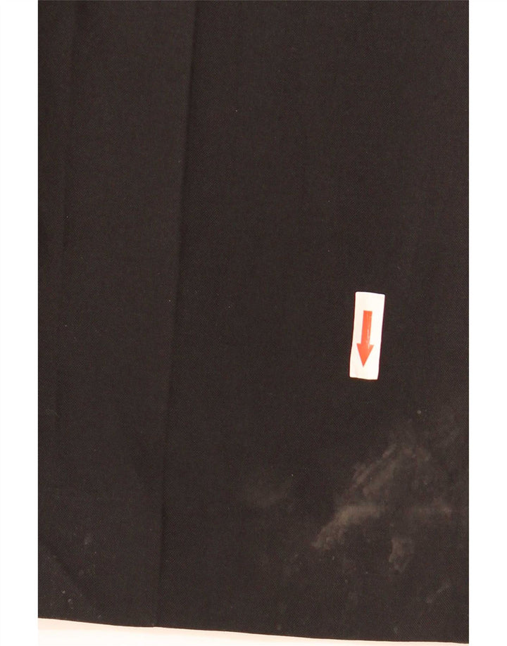 Marks & Spencer Mens Straight Regular Fit Chino Trousers W34 L31 Black