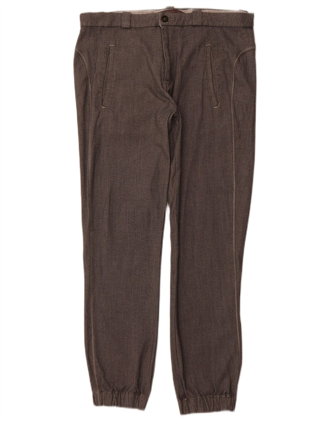 ZARA Mens Joggers Chino Trousers EU 40 Medium W31 L28 Grey Polyester