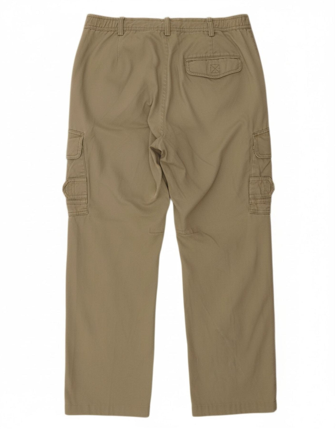 CAMEL ACTIVE Mens Straight Cargo Trousers W32 L28 Khaki