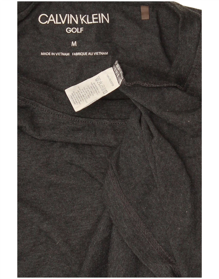 Calvin Klein herre T-shirt top mellemgrå polyester