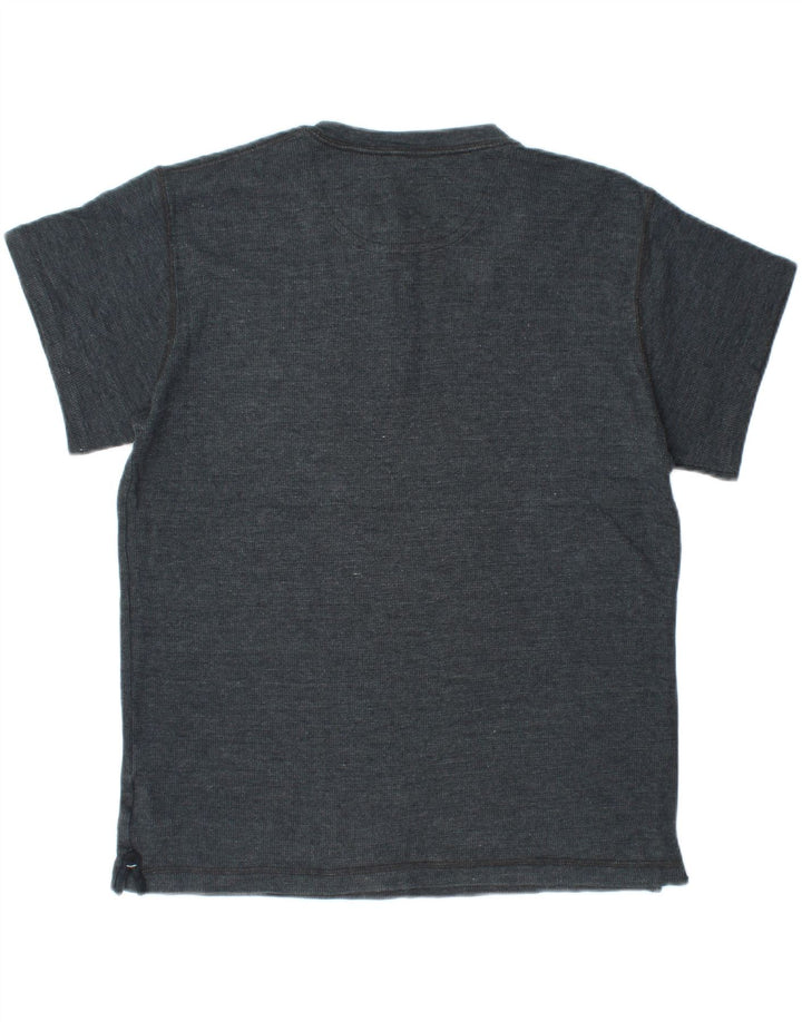Nautica Mens T-Shirt Top Medium Navy Blue Cotton
