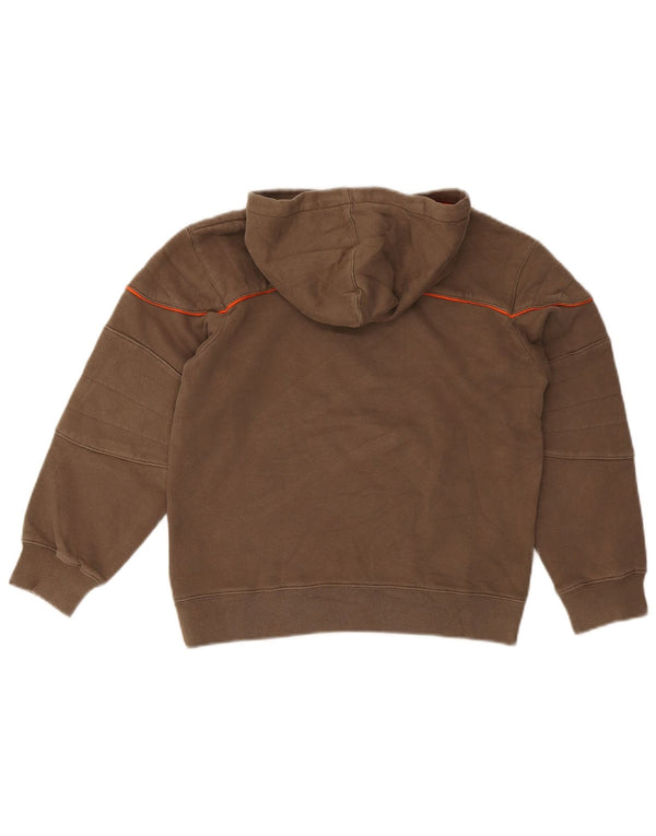 Nike Boys Graphic Hoodie Jumper 8-9 ετών Καφέ βαμβακερό