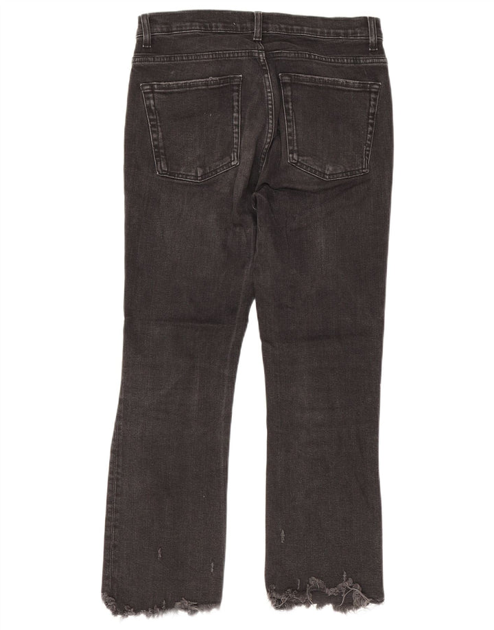 Zara Womens Bootcut Jeans EU 36 XS W26 L25 Black
