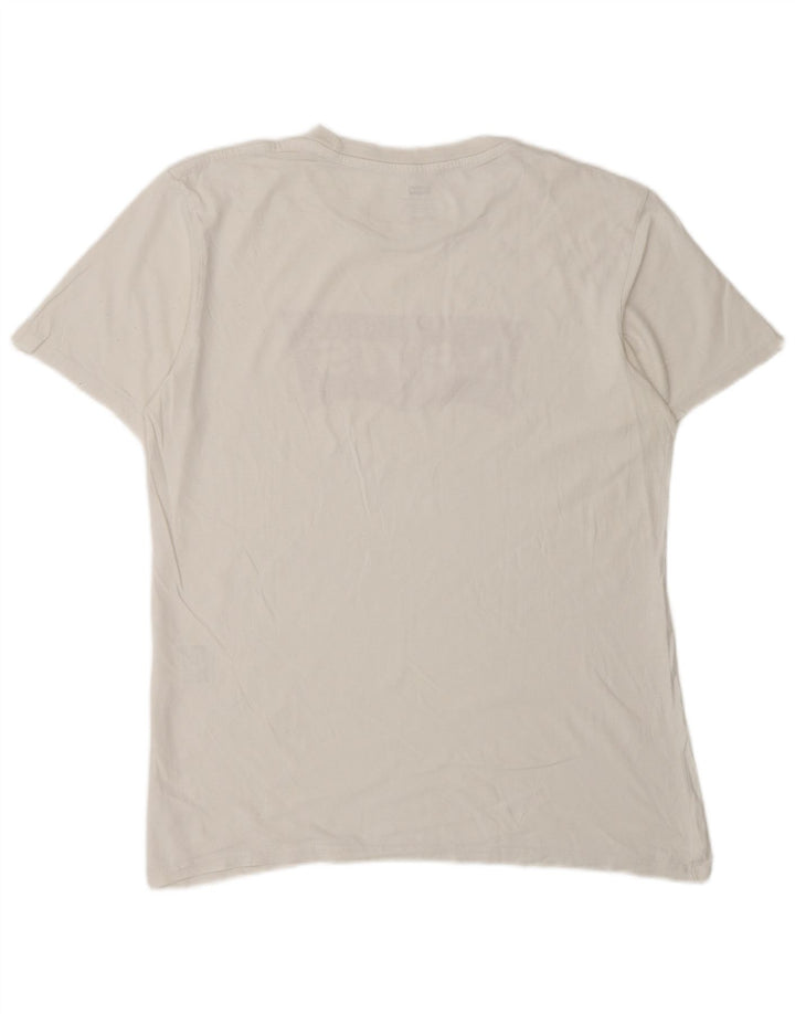 LEVI'S Mens Graphic T-Shirt Top Medium White