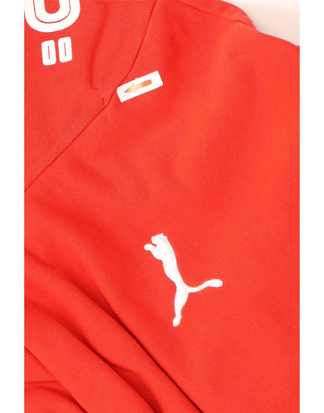 Puma Grafisk hættetrøje til mænd Medium Rød