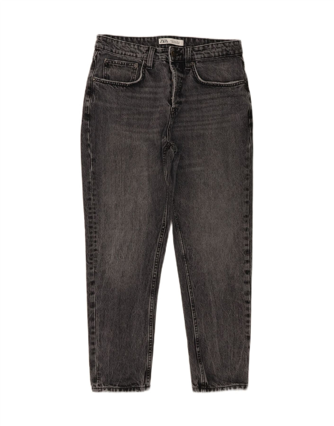 Zara Mens Slim Jeans EU 38 Small W30 L26 Grey Cotton