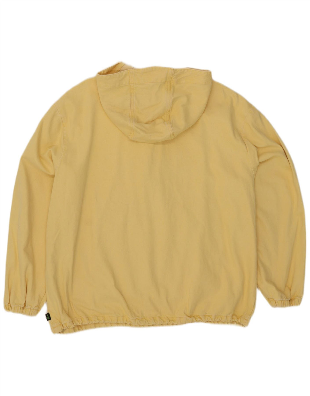 Levi's Mens Hooded Pullover Denim Jacket UK 40 Large Yellow Cotton
