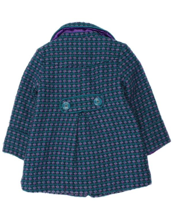 Ted Baker Girls Overfrakke 3-4 År Blå Akryl