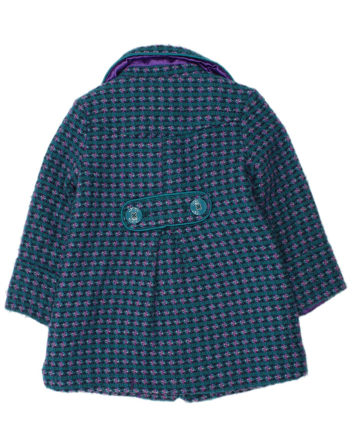 Ted Baker Girls Overfrakke 3-4 År Blå Akryl