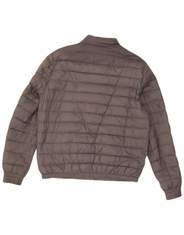 Tommy Hilfiger Mens Padded Jacket UK 40 Large Grey Nylon