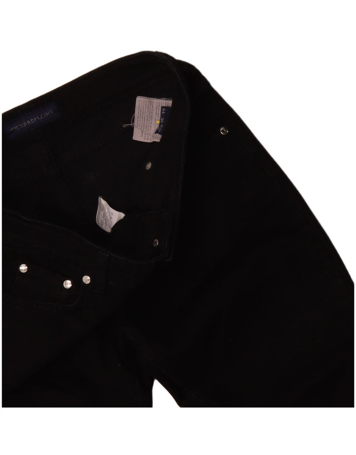 Trussardi Womens Slim Jeans W28 L28 Black Cotton