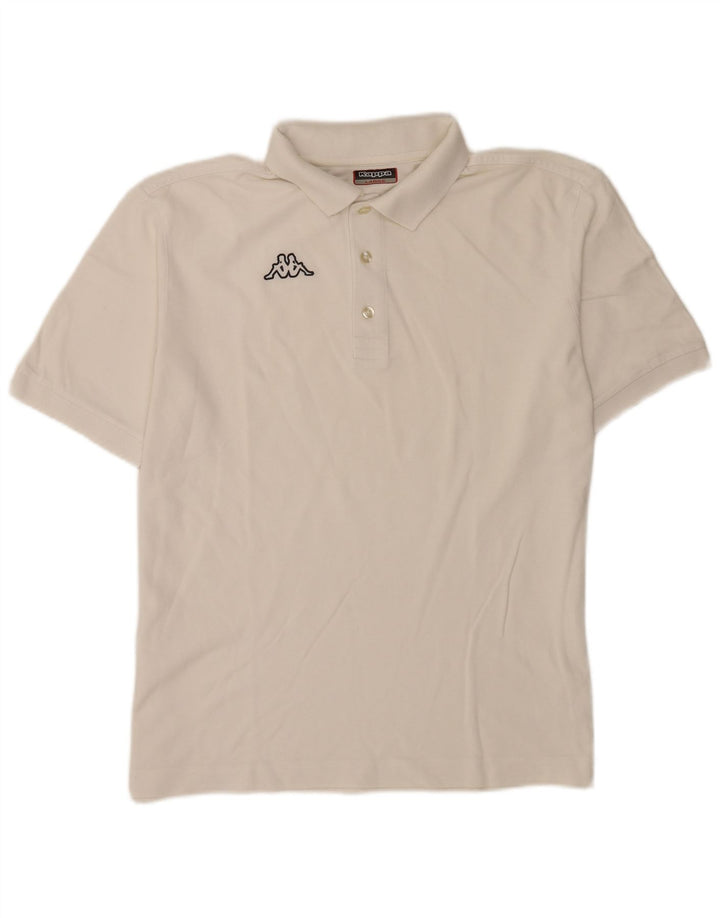 Kappa Polo Homme Grand Blanc Coton
