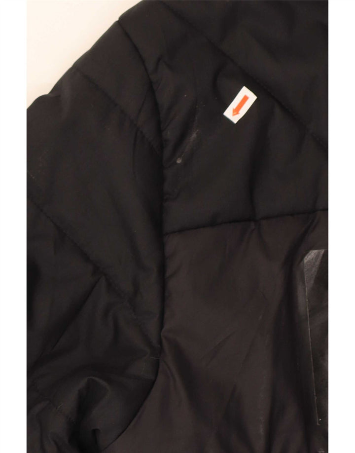 Puma Chaqueta acolchada gráfica para hombre UK 40 Large Poliéster negro