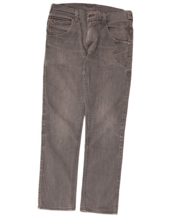 Levi's Womens 511 Skinny Jeans W33 L30 Grey Cotton