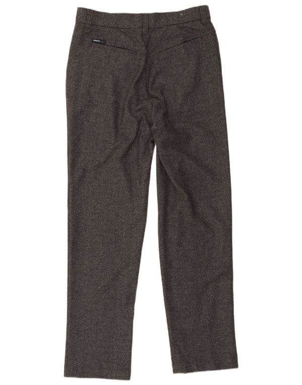 Cerruti Damen-Anzughose, gerade, W32, L32, graue Wolle