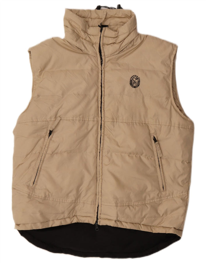 Scorpion Bay Mens Padded Gilet UK 38 Medium Beige Polyester