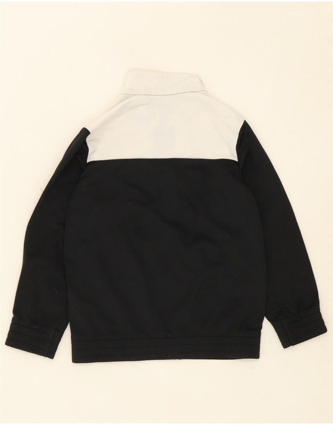 ADIDAS Boys Tracksuit Top Jacket 5-6 Years Black Colourblock Polyester Vintage Adidas and Second-Hand Adidas from Messina Hembry 