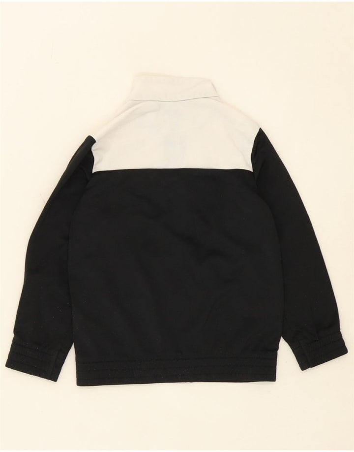 ADIDAS Boys Tracksuit Top Jacket 5-6 Years Black Colourblock Polyester Vintage Adidas and Second-Hand Adidas from Messina Hembry 