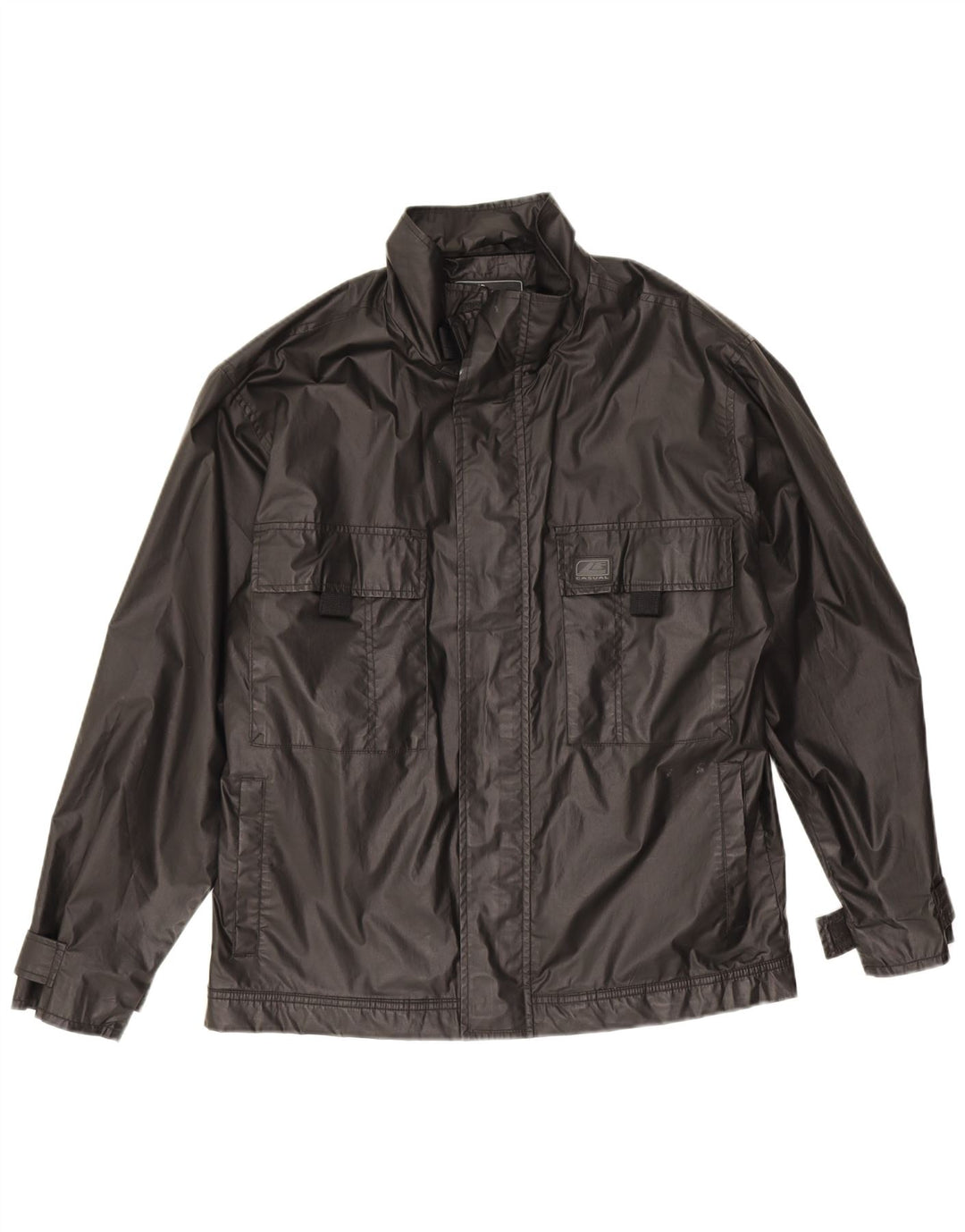 Le Frog Herre Utility Jacket UK 38 Medium Sort Polyester