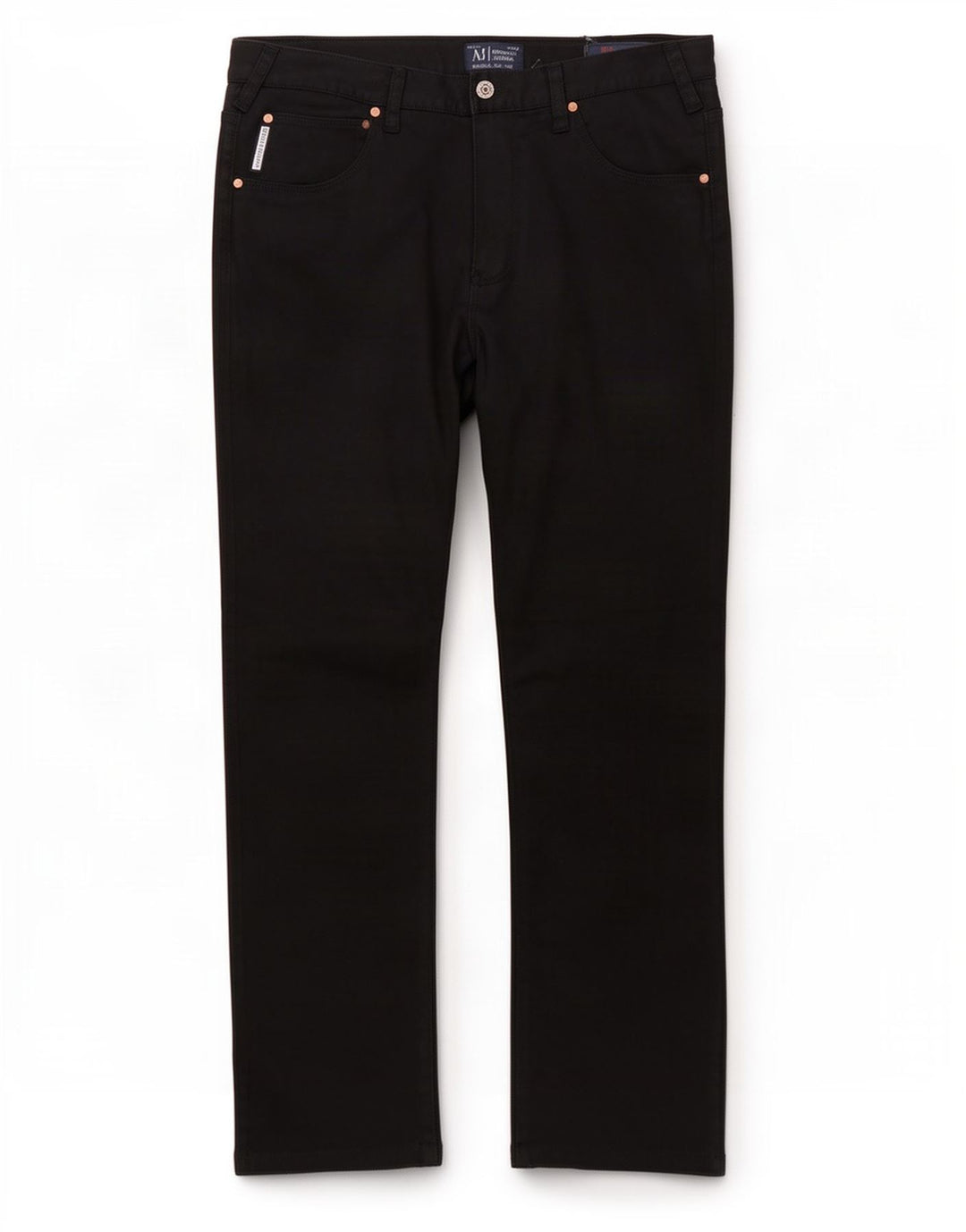 Pantaloni casual regolari da uomo Armani W33 L27 cotone nero