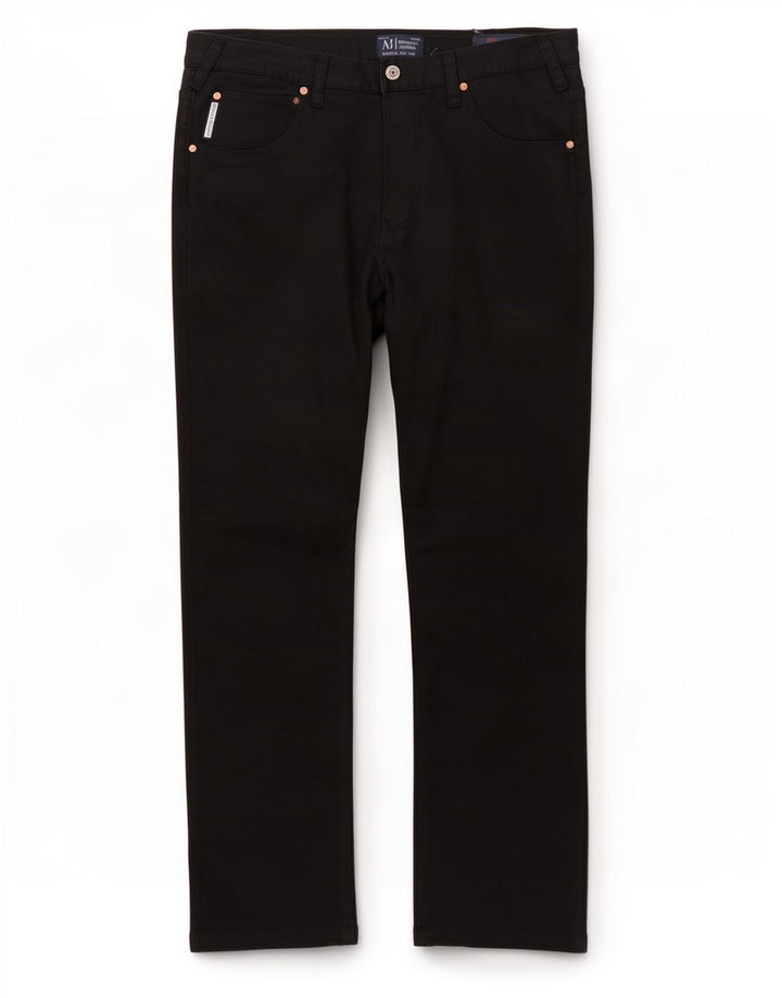 Pantaloni casual regolari da uomo Armani W33 L27 cotone nero