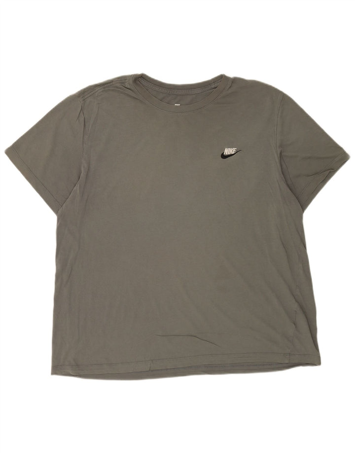 Nike Mens T-Shirt Top XL Green Cotton