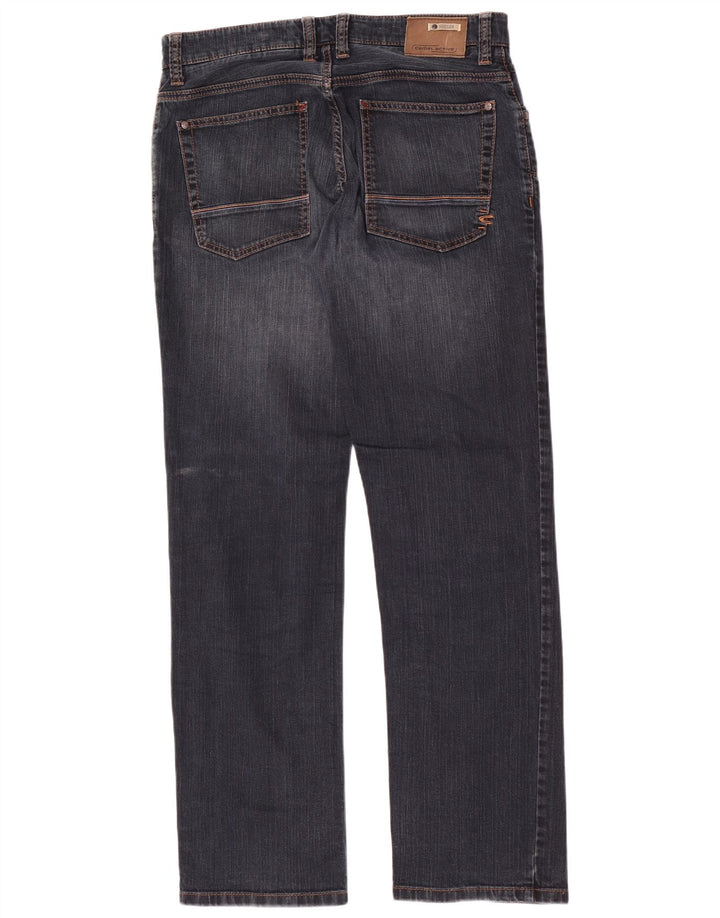 Camel Active Mens Straight Jeans W34 L32 Blue Cotton