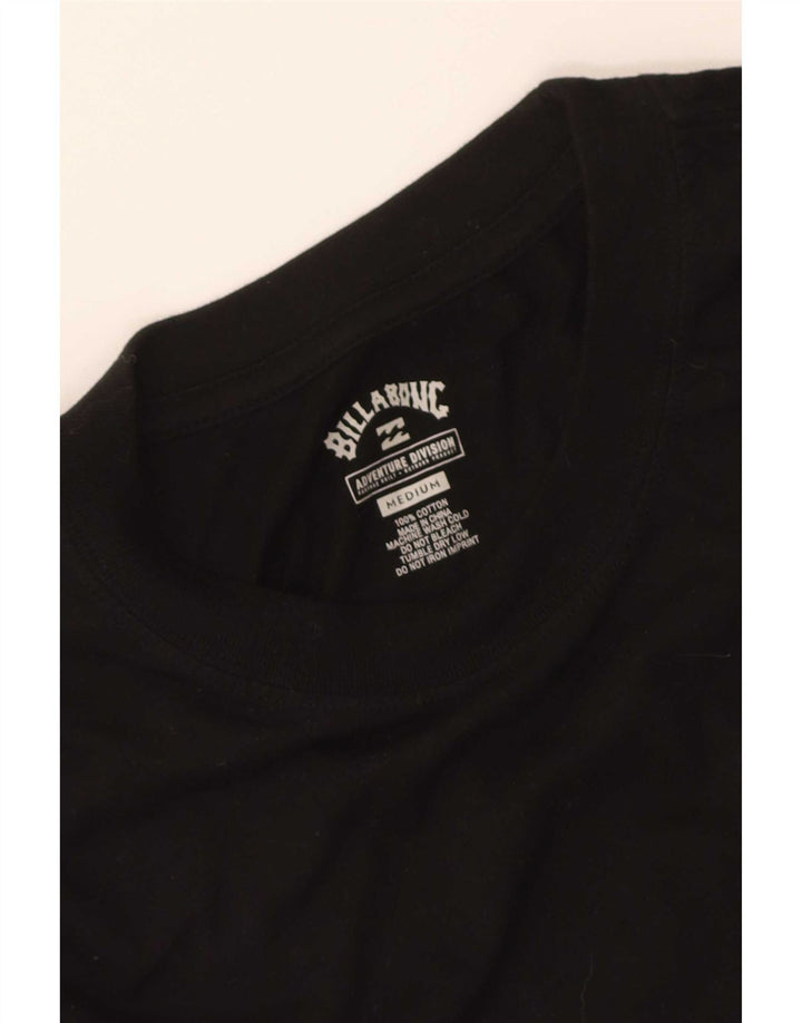 Billabong Herre Grafisk T-Shirt Top Medium Sort Bomuld