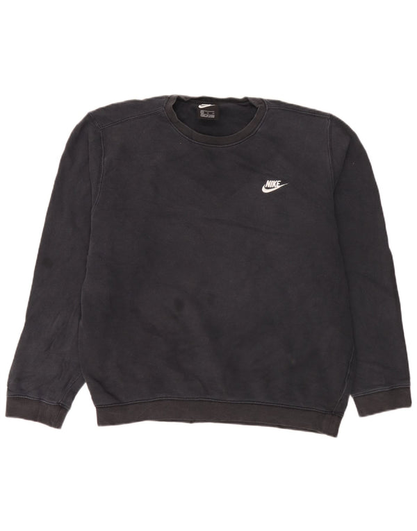 Nike Sweatshirt Jumper XL til mænd, sort bomuld