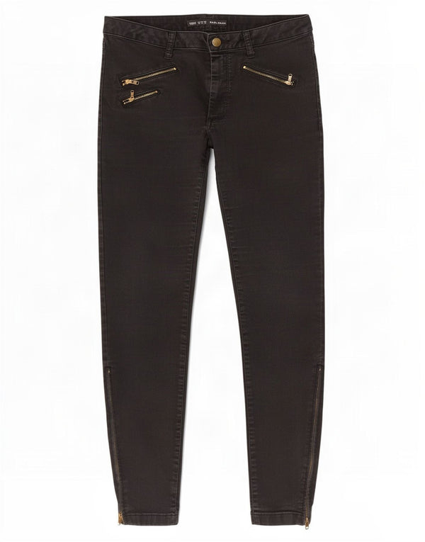 Zara Dame Skinny Jeans EU 42 Large W32 L27 Sort