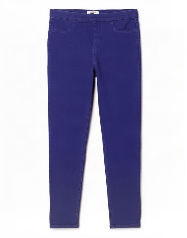 Marks & Spencer Womens Jegging Jeans UK 12 Medium W30 L28 Navy Blue Cotton
