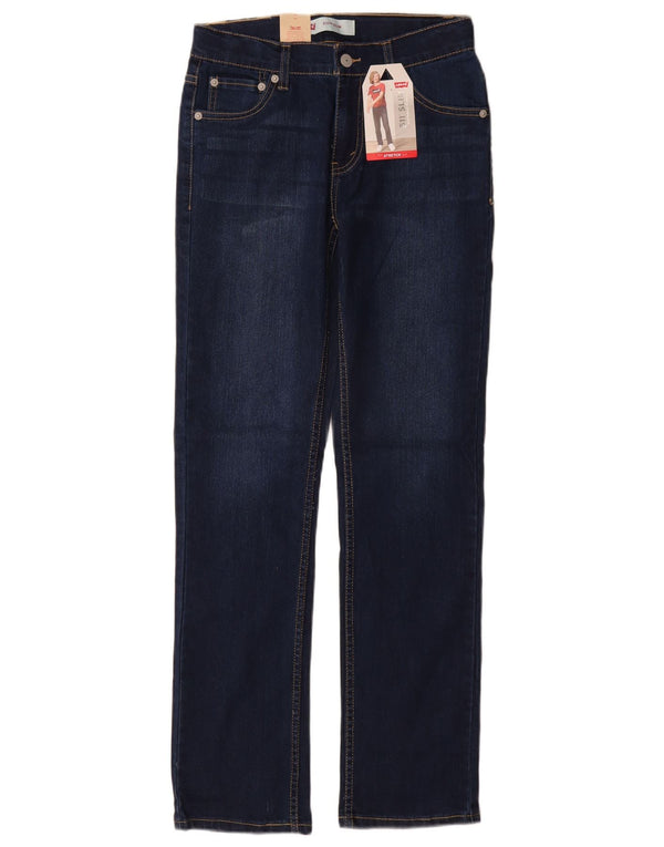 Levi's Ragazzi 511 Jeans Slim 13-14 anni W26 L30 Cotone Blu Navy