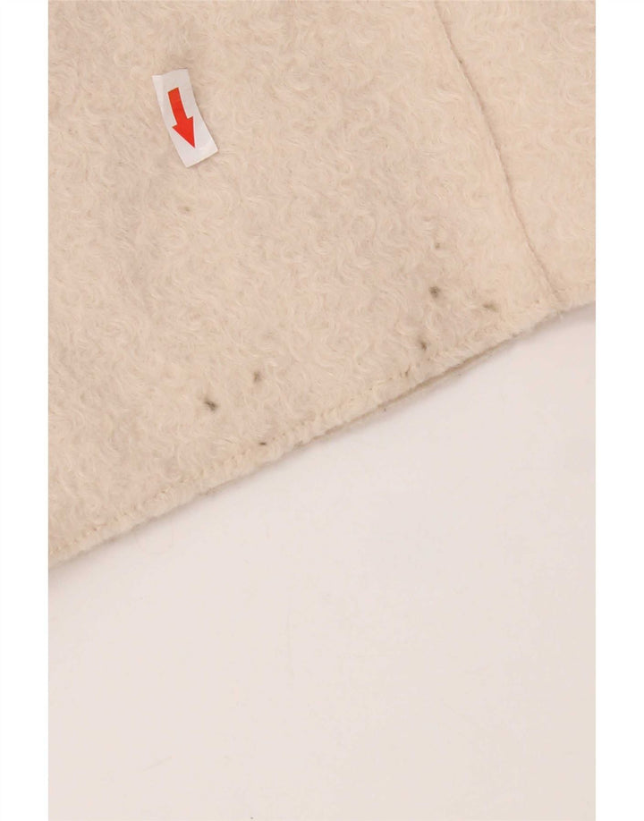 Zara Manteau surdimensionné pour femme UK 10 Petit Beige