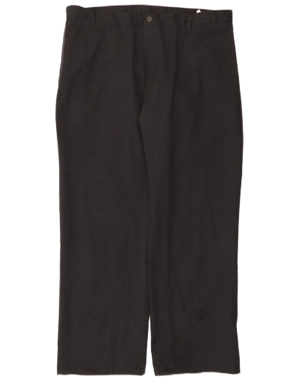 Calças Chino Regulares Masculinas Dickies W40 L32 Poliéster Preto
