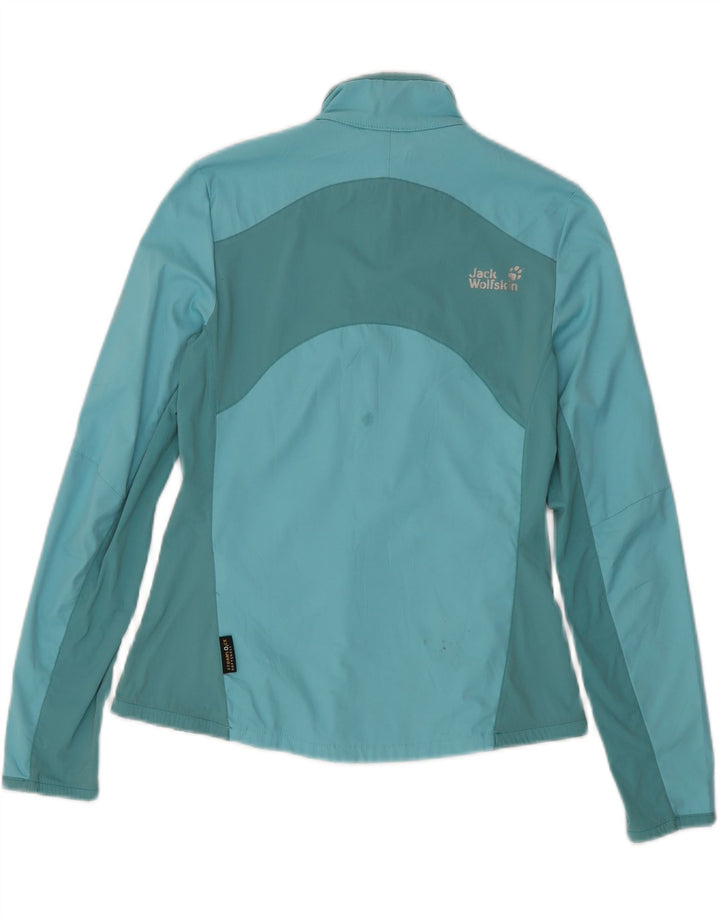 JACK WOLFSKIN Womens Tracksuit Top Jacket UK 10 Small Blue Colourblock