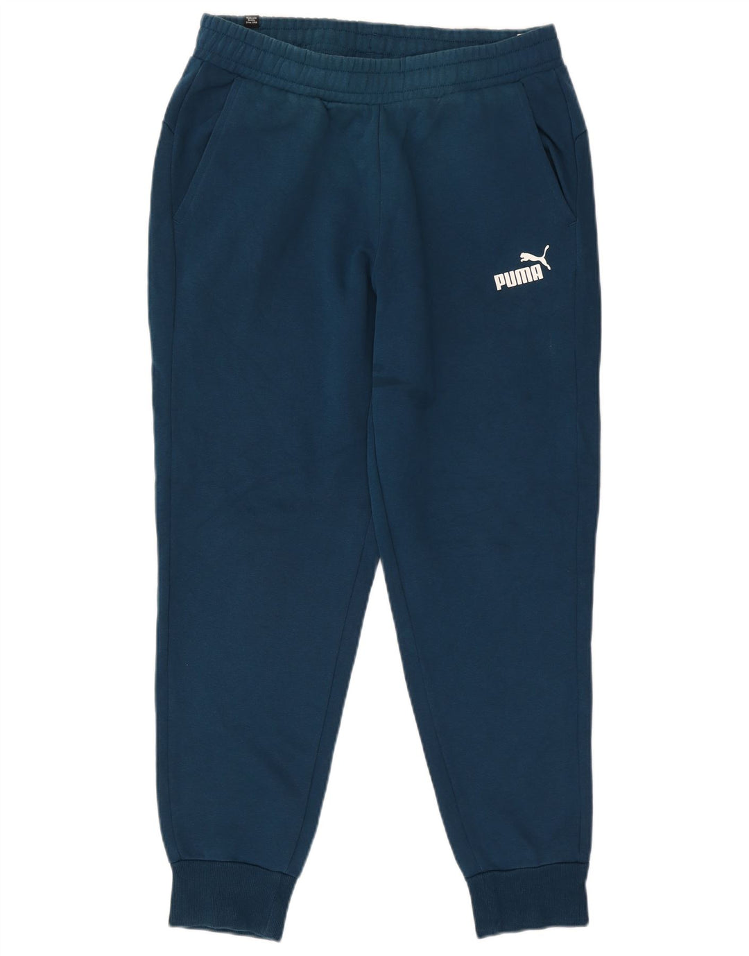 Puma Mens Tracksuit Trousers Joggers Large  Blue Cotton