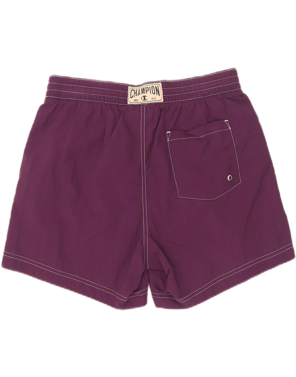 Champion Womens Swimming Shorts Medium Purple Polyamide