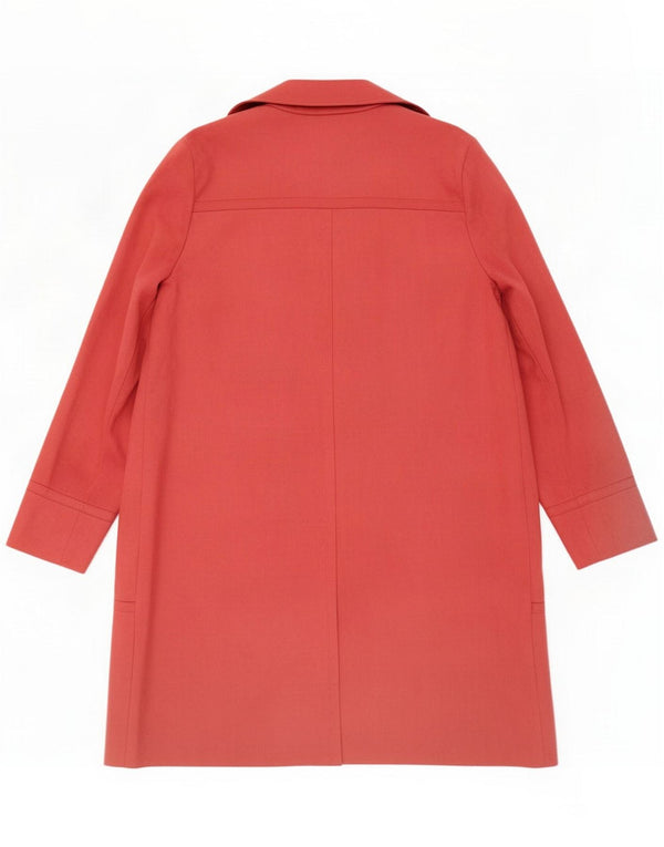 Zara Giacca blazer aperta da donna con linea lunga UK 12 Large Rosa Poliestere