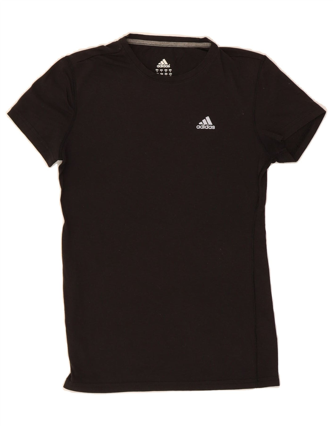 ADIDAS Womens Climalite T-Shirt Top UK 10 Small Black Polyester Vintage Adidas and Second-Hand Adidas from Messina Hembry 
