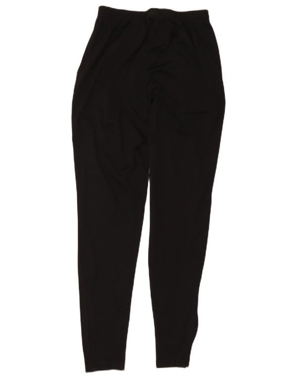 Nike Damen Dri Fit Graphic Trainingshose UK 8 Small Schwarz Polyester