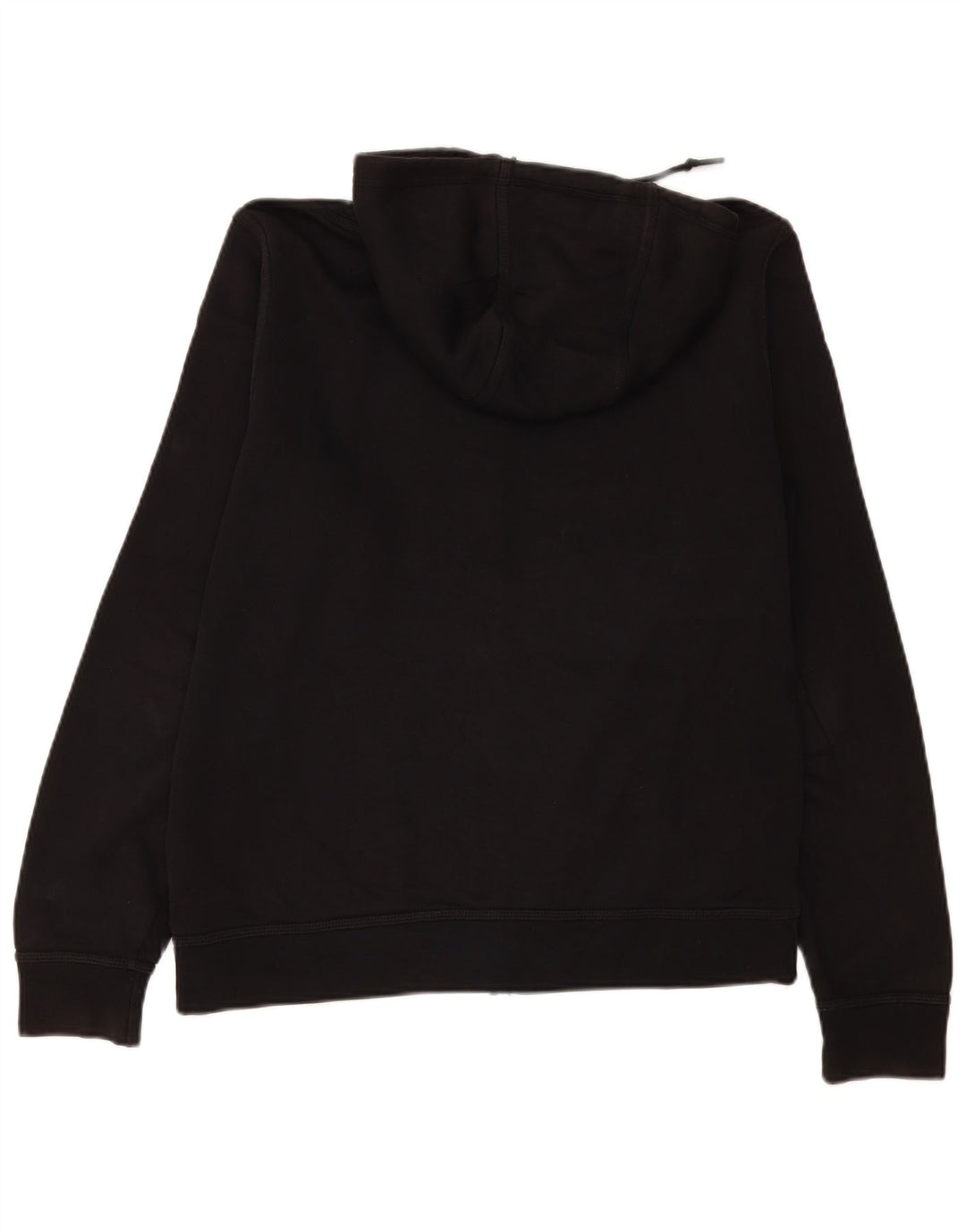 Nike Mens Zip Hoodie Sweater Large Black Cotton