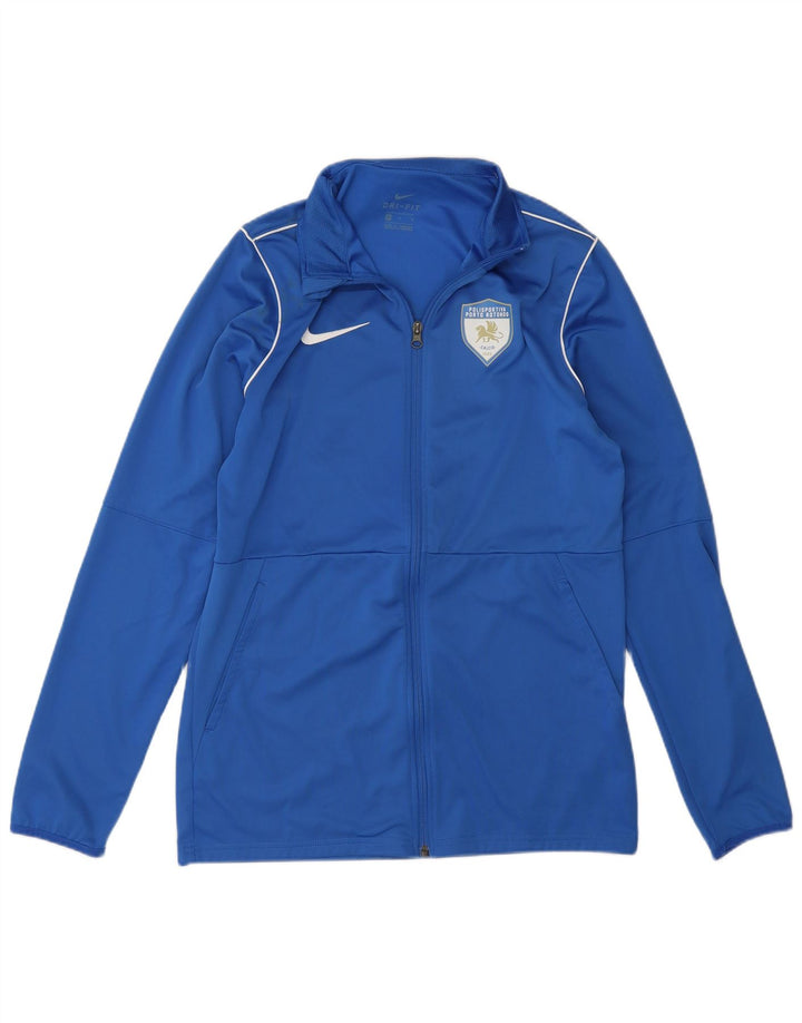 Nike Veste de survêtement graphique pour femme Bleu moyen Polyester Sports