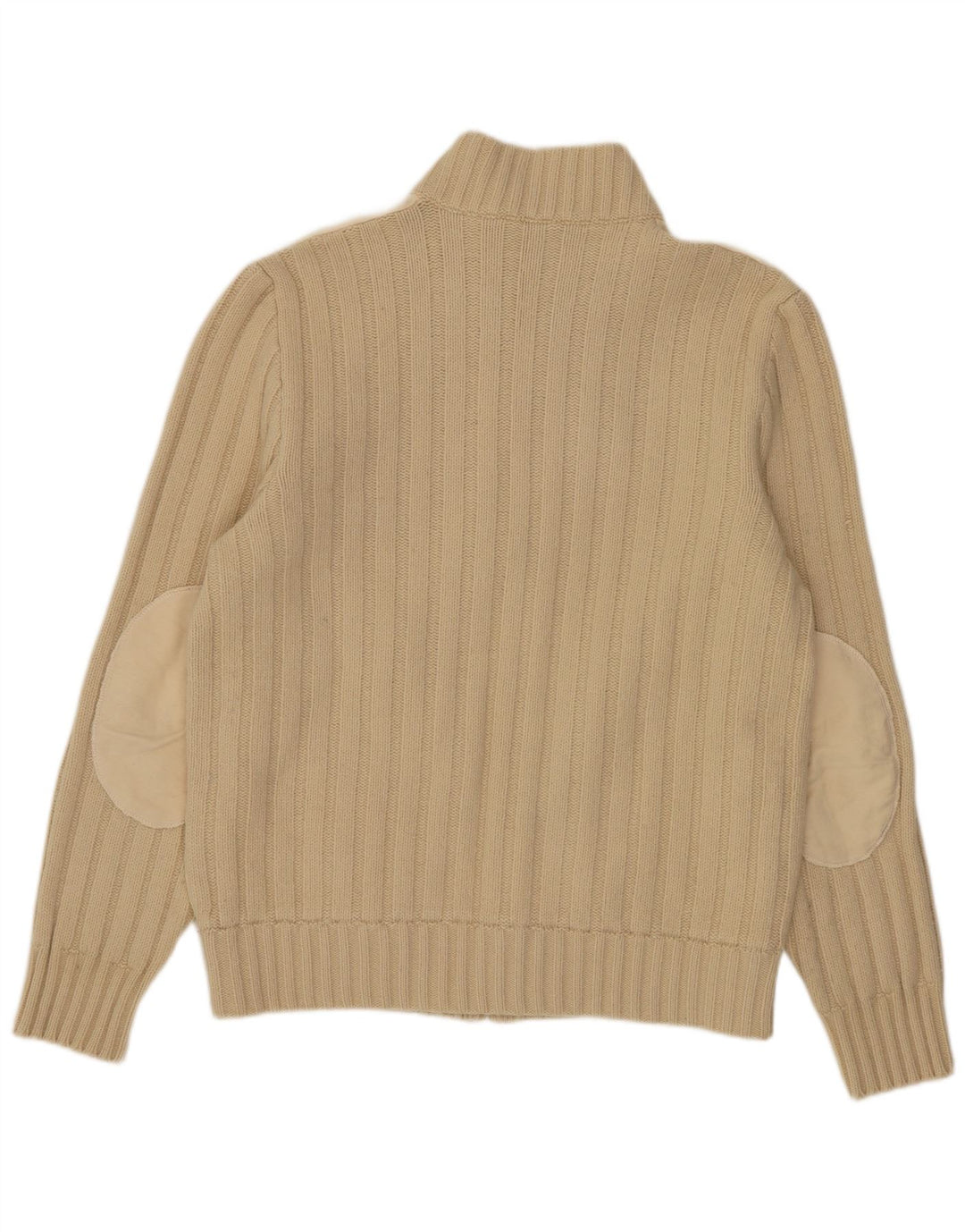 Gas Dame Cardigan Sweater UK 16 Stor Beige Uld