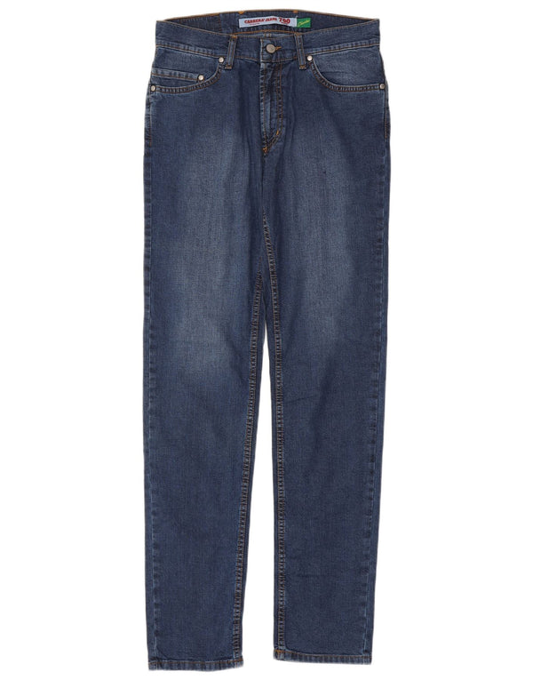 Carrera Mens 700 Regular Fit Straight Jeans W31 L33 Azul Algodão