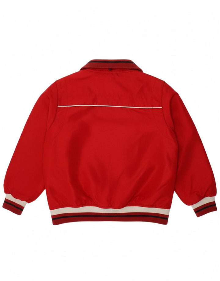 TOMMY HILFIGER Boys Bomber Jacket 5-6 Years Red