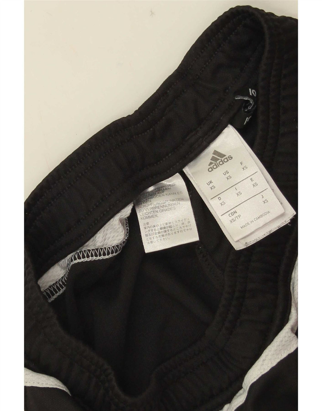 Adidas Mens Climalite Tracksuit Trousers XS Black Colourblock Polyester