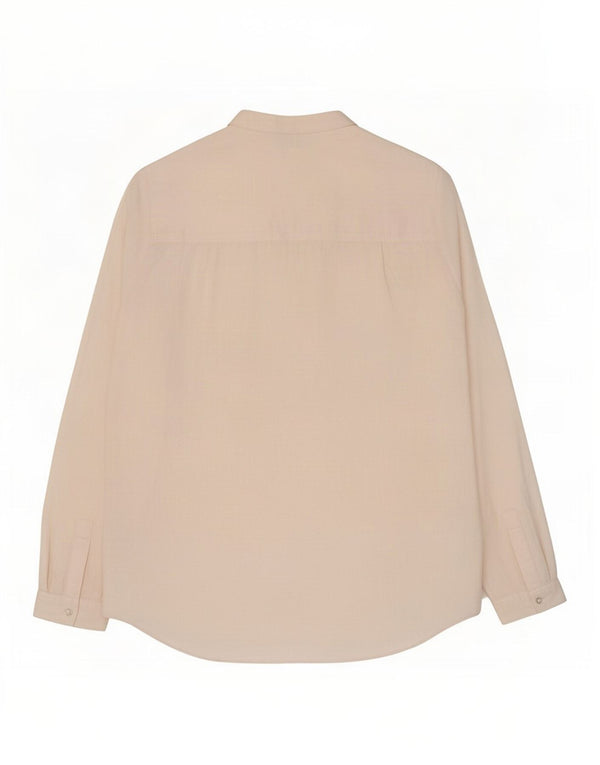 Massimo Dutti Damen Overshirt-Hemd EU 38 Small Beige