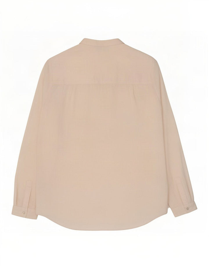 Massimo Dutti Damen Overshirt-Hemd EU 38 Small Beige
