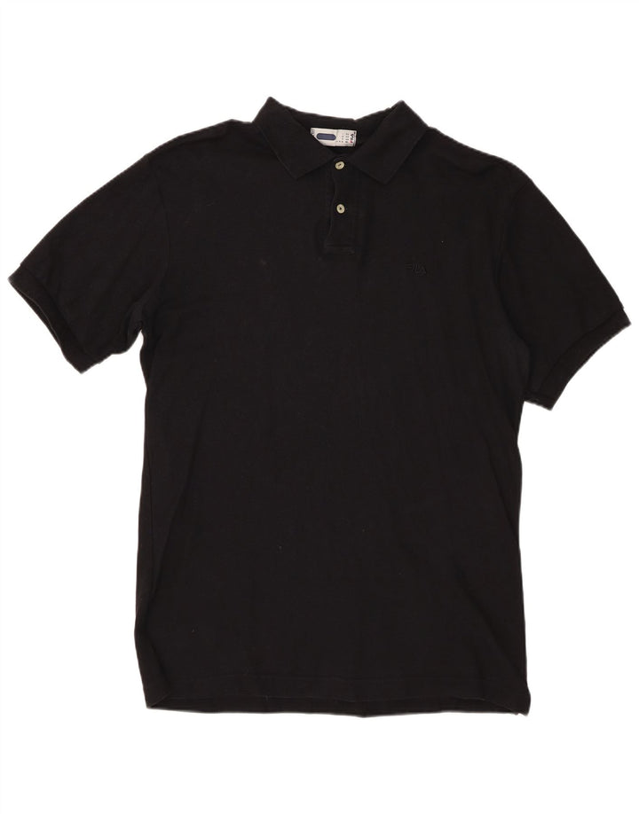 Fila Mens Polo Shirt Medium Black