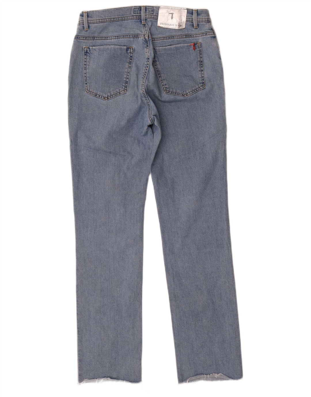 TRUSSARDI Womens Straight Jeans W28 L30 Blue Polyester